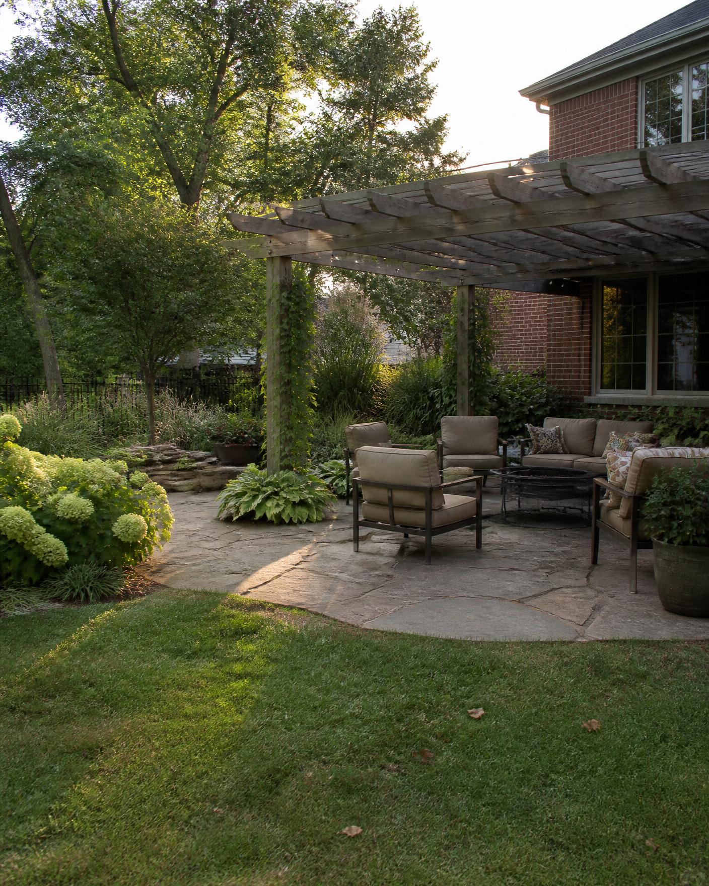 Spring Mill Residence — Outdoor living + pergola in Carmel, IN
