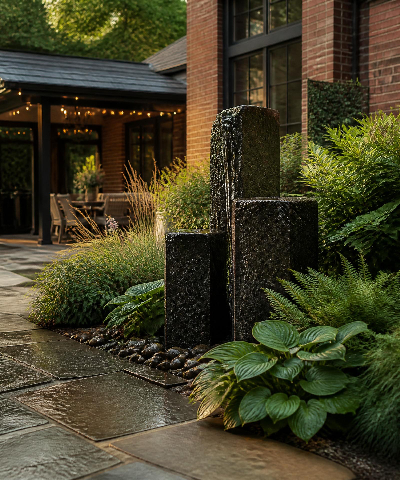 Fieldstone bubbler